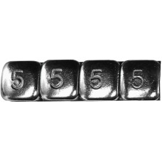 WHEEL WEIGHTS 5 GRAM CHROME 360 PIECE/BOX