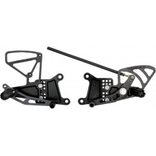 REAR SET COMPLETE BLK YAM