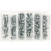 M6 EURO TORX FLANGE BOLT ASSORTMENT 100 PIECE KIT
