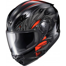 EXO-R430 FULL FACE HELMET WYVERN BLK/RED 2X