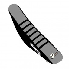 SEAT COVER BLACK/GREY BLACK RIBS HON SEAT COVER BLACK/GREY BLACK RIBS HON