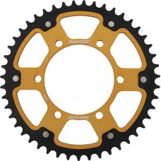 REAR STEALTH SPROCKET ALU/STL 47T-520 GLD TRI