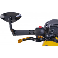 MIRROR HI-TECH BAR-END L/R BLACK