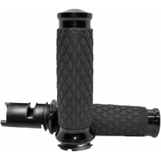 DIAMOND CONTOUR BLACK TWIST GRIP