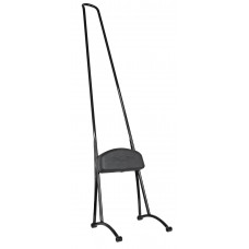 STUPID TALL SISSY BAR W/BAR BLACK DYNA 06-17