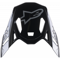 S-M10 CARBON META2 VISOR BLACK/GREY