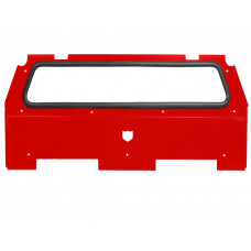 REAR WINDSHIELD RED