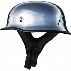 9MM GERMAN BEANIE HELMET CHROME 2X