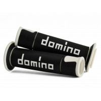 A450 ROAD RACING GRIPS BLACK/WHITE PAIR