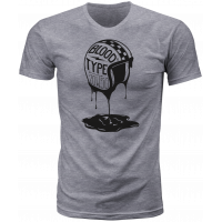BLOOD TYPE TEE HEATHER 3X