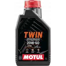 MOTUL TWIN 100% SYN OIL 20W50 1QT