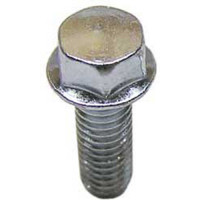 8MM HEX HEAD FLANGE BOLTS 6X1.0X12MM 10/PK