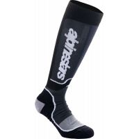 MX PLUS SOCKS BLACK/WHITE LG