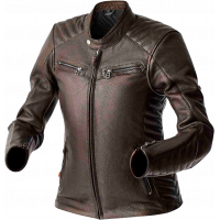 WOMENS ROADSTER AIR D3O JACKET BROWN LEATHER XS