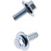 8MM HEX HEAD FLANGE BOLT 6X1.0X16MM W/16MM WASHER 10/PK