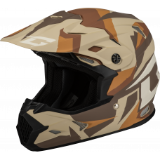 MX-96 SPLINTER HELMET MATTE BROWN/TAN/WHITE  2X