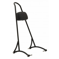 TALL SISSY BAR W/ PAD BLACK DYNA 06-17