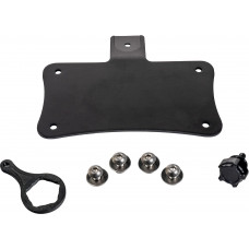 LAYDOWN LICENSE PLATE MOUNT BLACK LAYDOWN LICENSE PLATE MOUNT BLACK