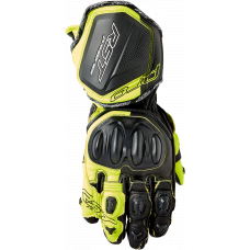 PRO SERIES GP D3O GLOVES BLACK/FLO YELLOW LEATHER 2XL
