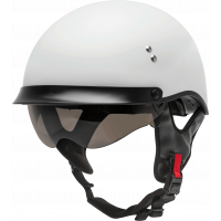 HH-65 HALF HELMET FULL DRESSED MATTE WHITE 2X HH-65 HALF HELMET FULL DRESSED MATTE WHITE 2X