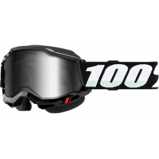 ACCURI 2 SNOWMOBILE GOGGLE BLACK W/ SILVER MIRROR LENS