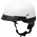HH-75 HALF HELMET WHITE XS