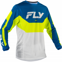 KINETIC MESH JERSEY BLUE/WHITE/HI-VIS 2X KINETIC MESH JERSEY BLUE/WHITE/HI-VIS 2X