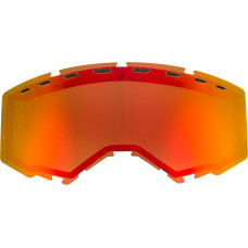 DUAL LENS WITH VENTS ADULT RED MIRROR/BROWN