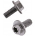 EURO TORX LARGE FLANGE BOLT 6X.1.0X12MM 10/PK