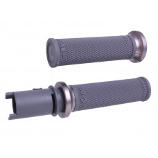 LOCK-ON RUFFIAN GRIPS GRAPHITE/GUN METAL CVO `23-24