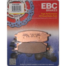 BRAKE PADS FA105R SINTERED R SERIES