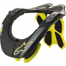 BNS TECH-2 NECK SUPPORT BLACK/YELLOW LG-XL