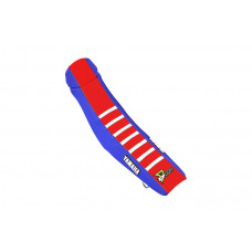 SEAT CVR BLU/RED/WHT YZ 450