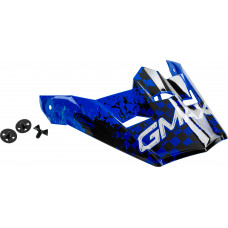 VISOR W/SCREWS ANIM8 MX-46Y ANIM8 BLUE/SILVER/BLACK YS-YL