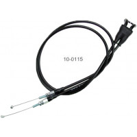 BLACK VINYL THROTTLE PUSH-PULL CABLE SET