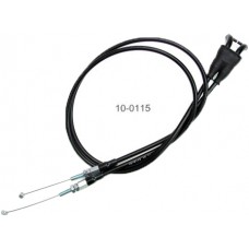 BLACK VINYL THROTTLE PUSH-PULL CABLE SET