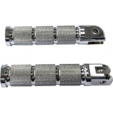 RIDER FOOTPEGS RETRO CHROME M8 SOFTAIL