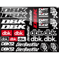 RACE PACK STICKER SHEET 8.5