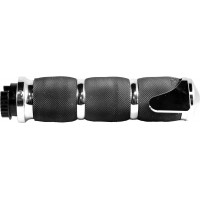 AIR CUSHIONED GRIPS W/THROTTLE BOSS CHROME