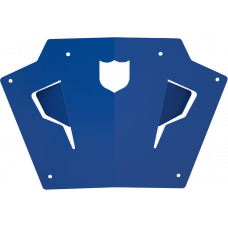FRONT SPORT BUMPER SKID PLATE BLUE POL