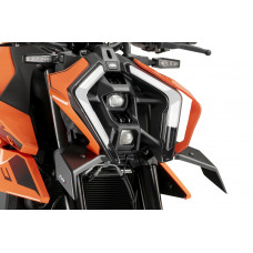 DOWNFORCE FRONT SPOILER MATT BLACK KTM
