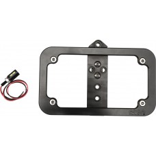 LIGHTED LICENSE PLATE FRAME BOLT-ON