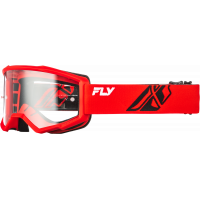 YOUTH FOCUS GOGGLE RED/BLACK W/ CLEAR LENS