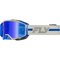 ZONE PRO GOGGLE GREY/BLUE W/ BLUE MIRROR/SMOKE LENS