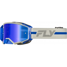 ZONE PRO GOGGLE GREY/BLUE W/ BLUE MIRROR/SMOKE LENS