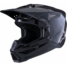 SM3 SOLID HELMET BLACK GLOSSY 2X