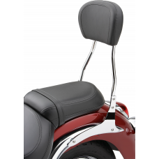 STD ROUND SISSY BAR W/PAD CHROME HON VT1300 STATELINE