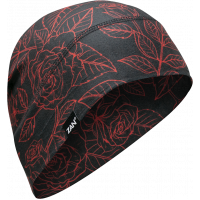 SPORTFLEX UPF50+ LINER/BEANIE RED & BLACK ROSES