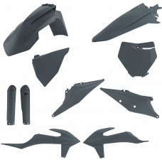 FULL PLASTIC KIT KTM GREY METALLIC