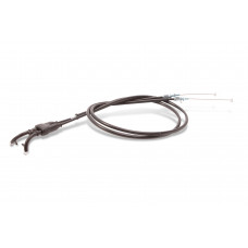 BLACK VINYL THROTTLE PUSH-PULL CABLE SET